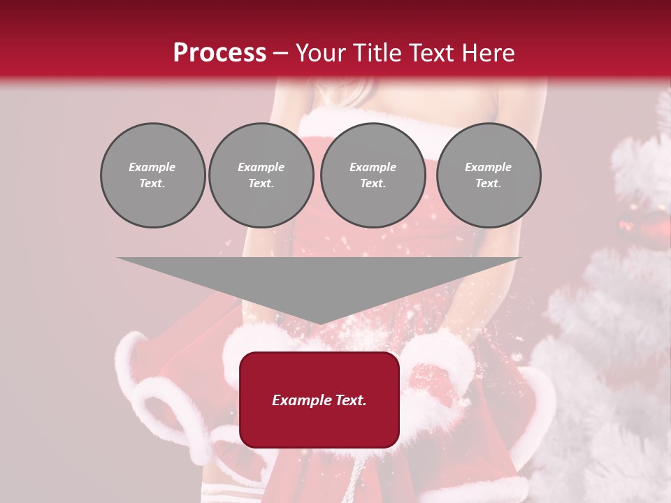 Female Beautiful Tree PowerPoint Template