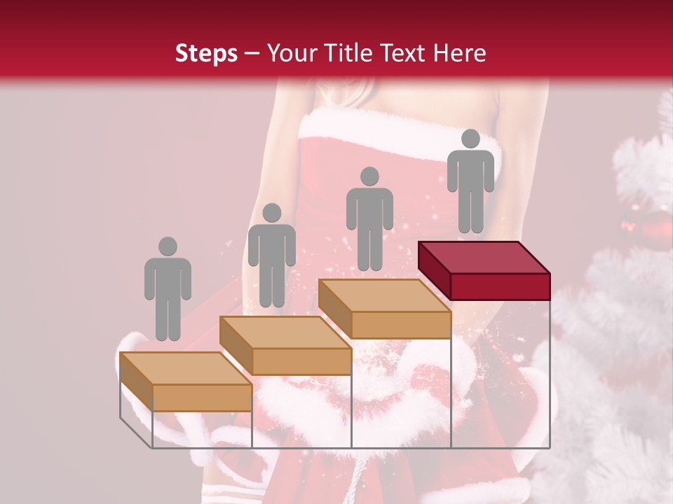 Female Beautiful Tree PowerPoint Template