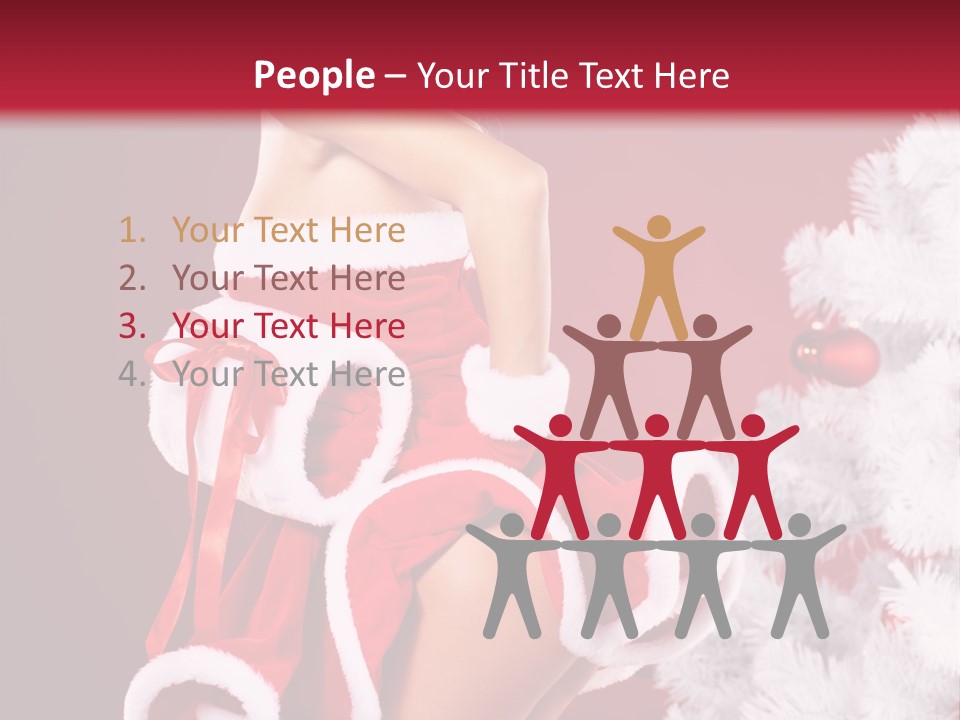 Happiness People Pinup PowerPoint Template