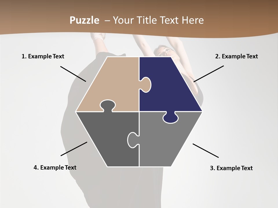 Color Woman Ballet PowerPoint Template