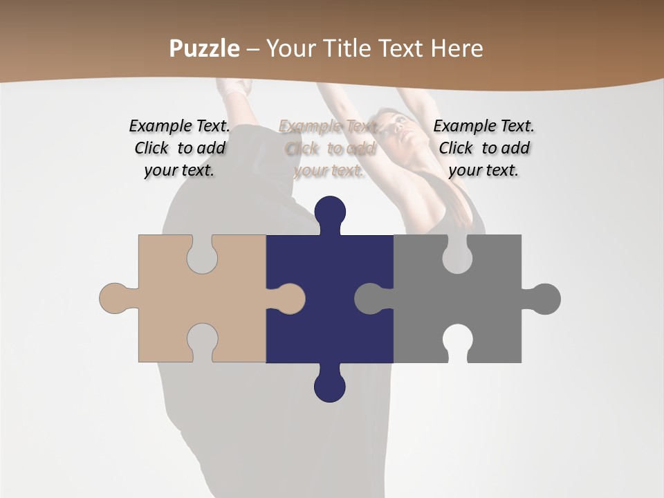 Color Woman Ballet PowerPoint Template