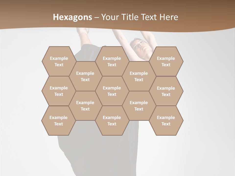 Color Woman Ballet PowerPoint Template