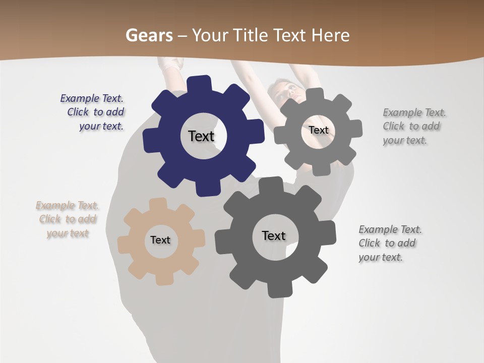 Color Woman Ballet PowerPoint Template