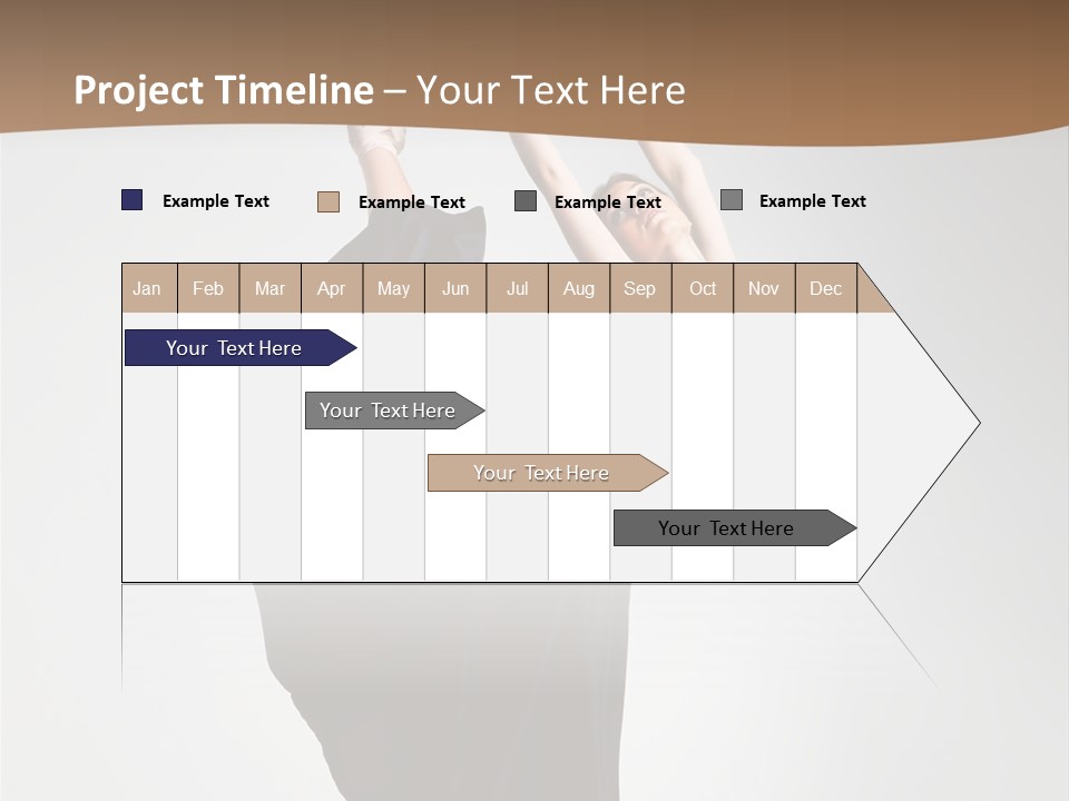Color Woman Ballet PowerPoint Template
