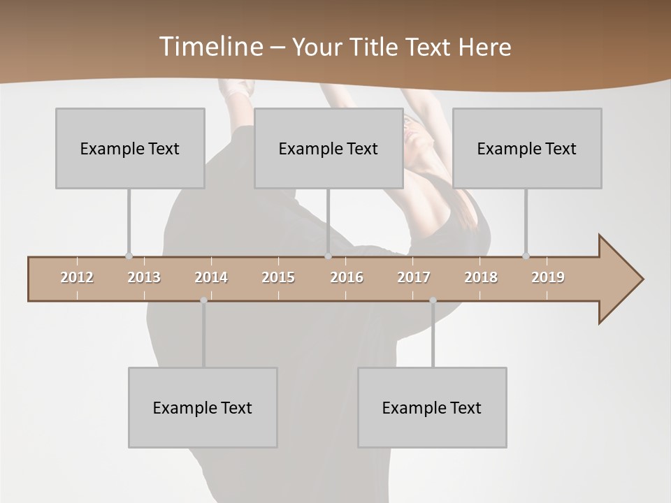 Color Woman Ballet PowerPoint Template