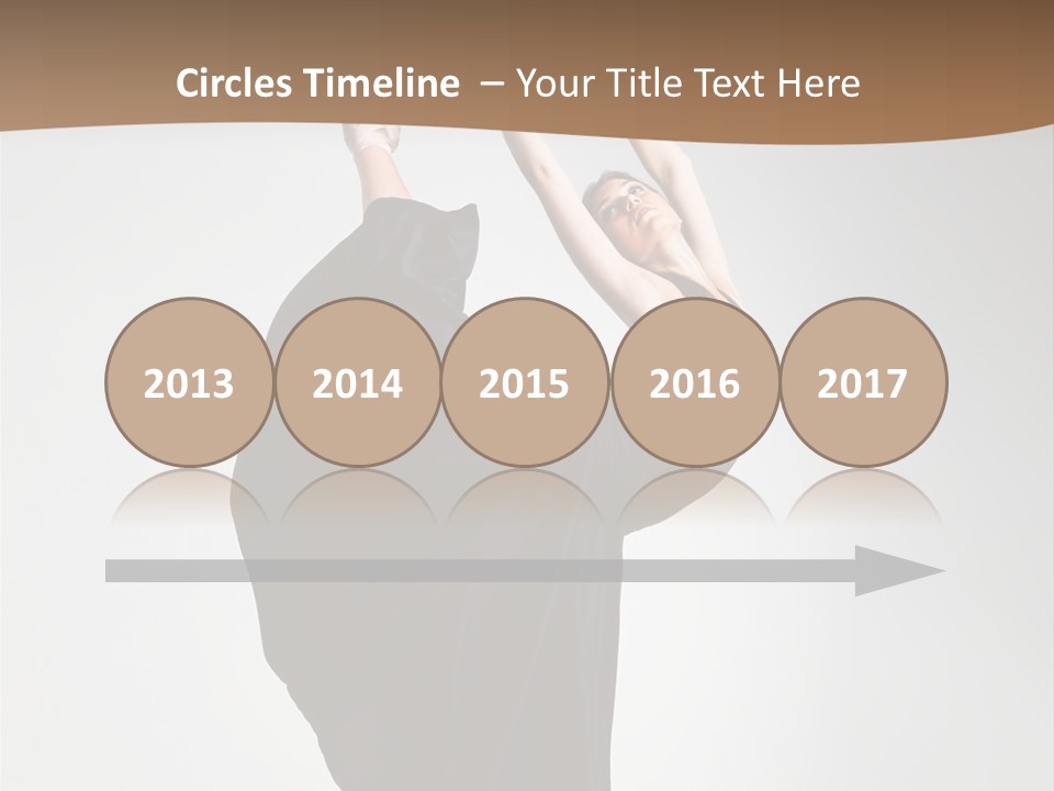 Color Woman Ballet PowerPoint Template