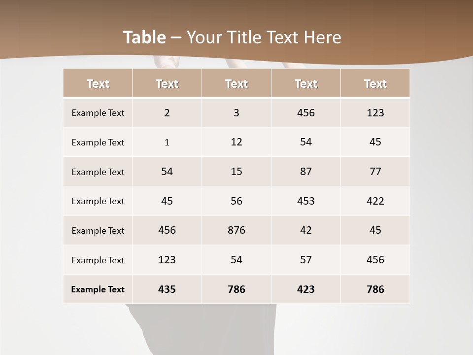 Color Woman Ballet PowerPoint Template