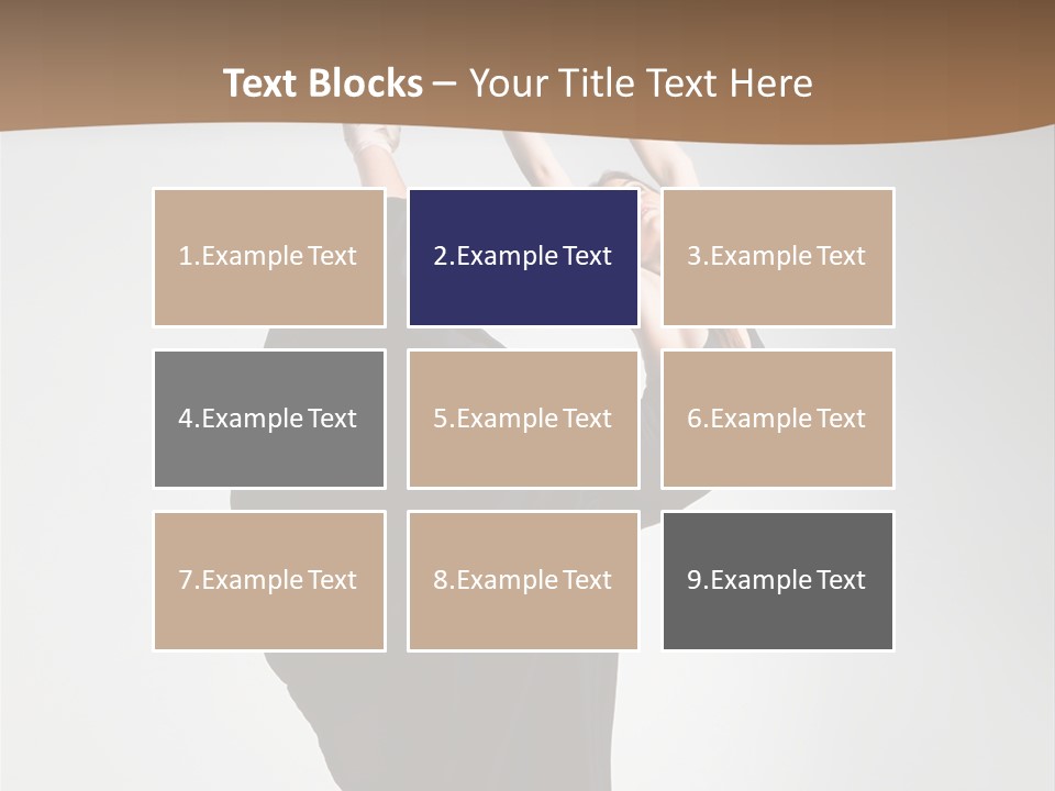 Color Woman Ballet PowerPoint Template