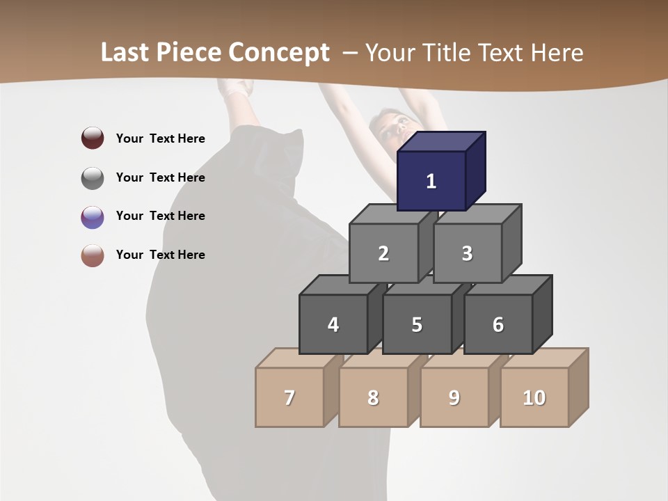 Color Woman Ballet PowerPoint Template