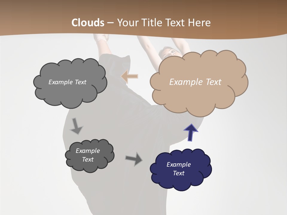 Color Woman Ballet PowerPoint Template