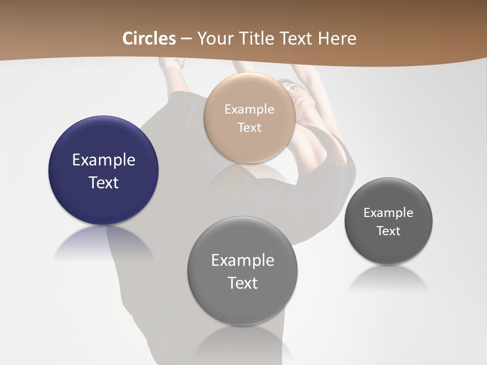 Color Woman Ballet PowerPoint Template