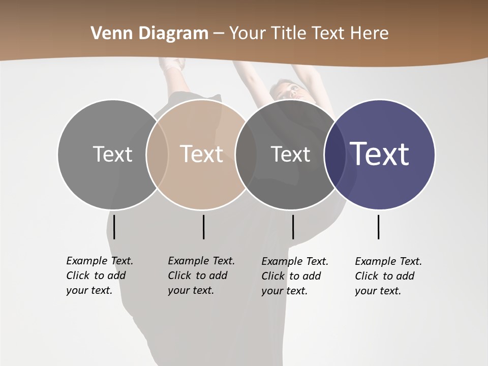 Color Woman Ballet PowerPoint Template