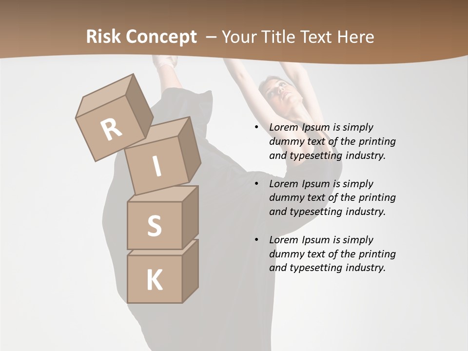 Color Woman Ballet PowerPoint Template