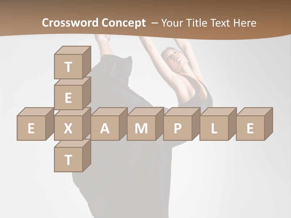 Color Woman Ballet PowerPoint Template