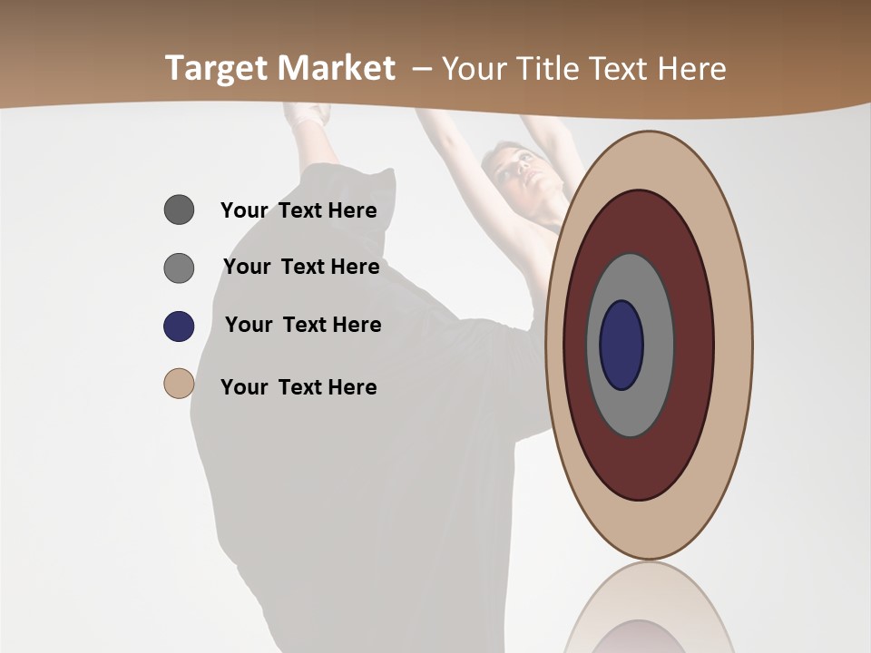 Color Woman Ballet PowerPoint Template