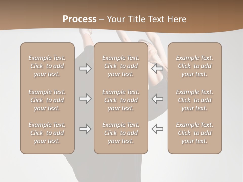 Color Woman Ballet PowerPoint Template