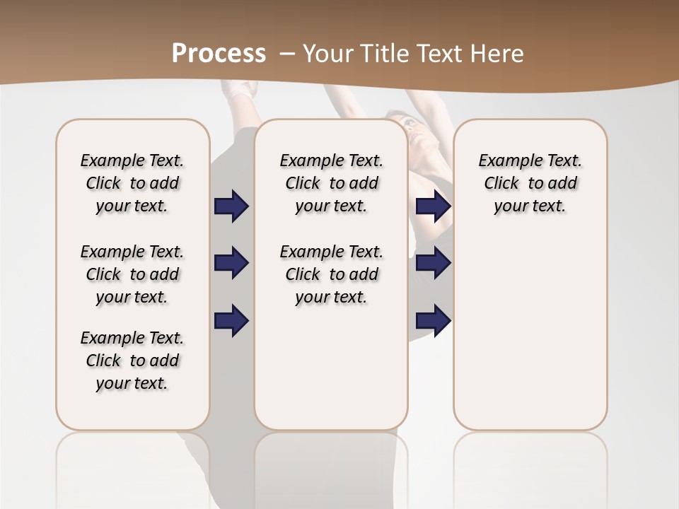 Color Woman Ballet PowerPoint Template