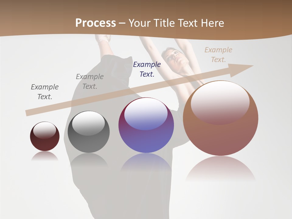 Color Woman Ballet PowerPoint Template