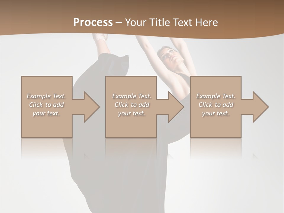 Color Woman Ballet PowerPoint Template