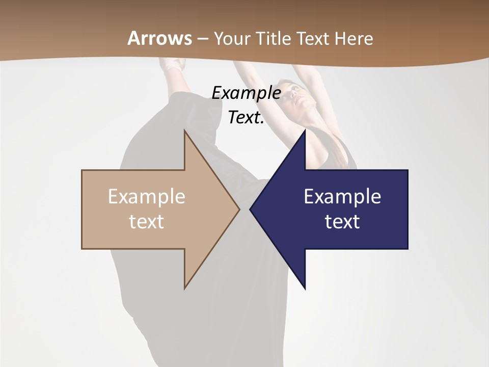 Color Woman Ballet PowerPoint Template