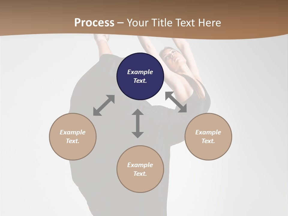 Color Woman Ballet PowerPoint Template