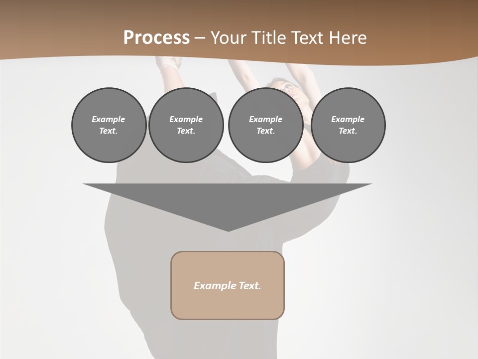 Color Woman Ballet PowerPoint Template
