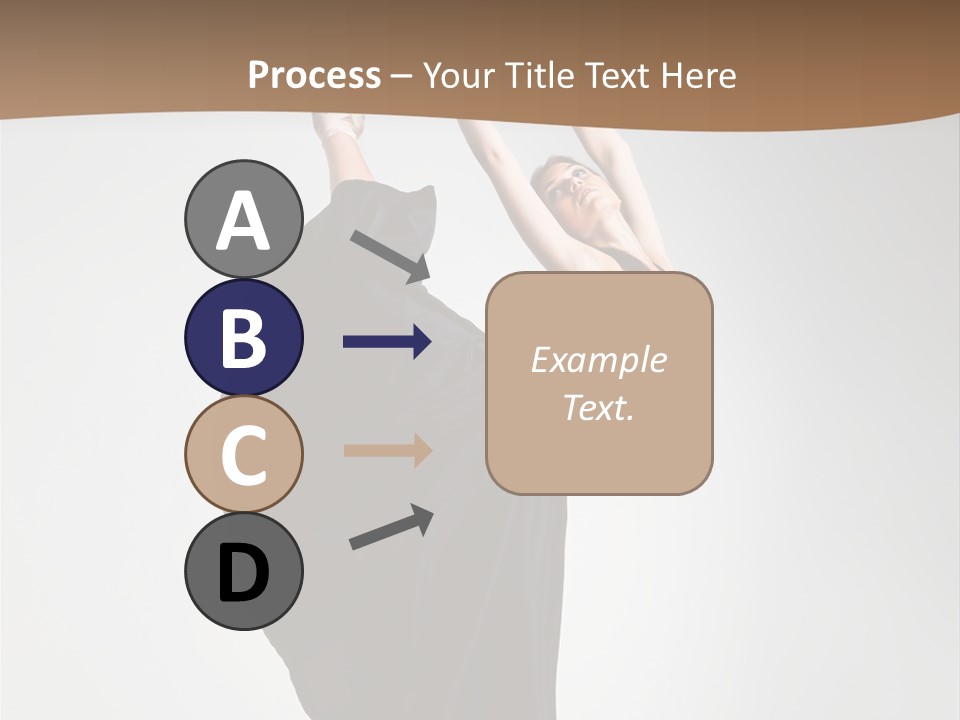 Color Woman Ballet PowerPoint Template