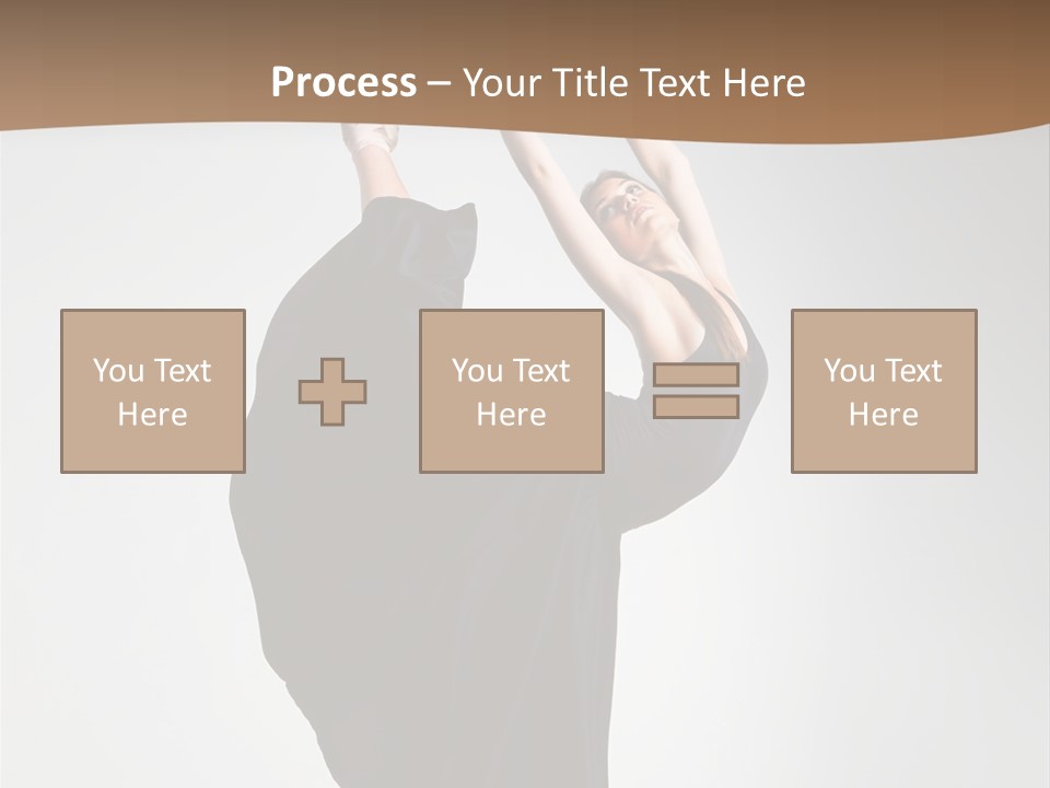 Color Woman Ballet PowerPoint Template