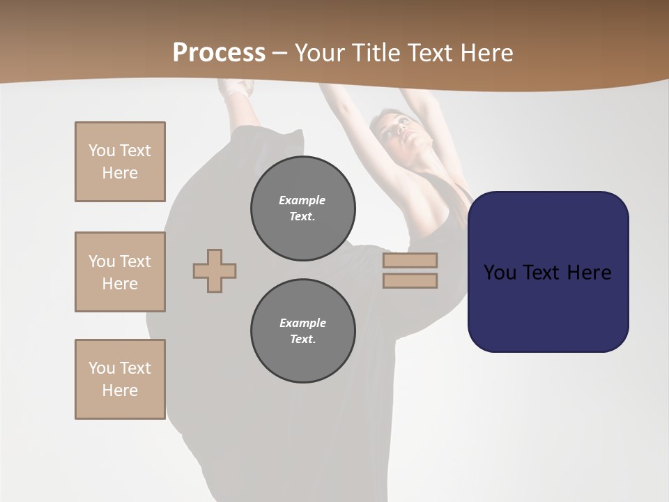 Color Woman Ballet PowerPoint Template