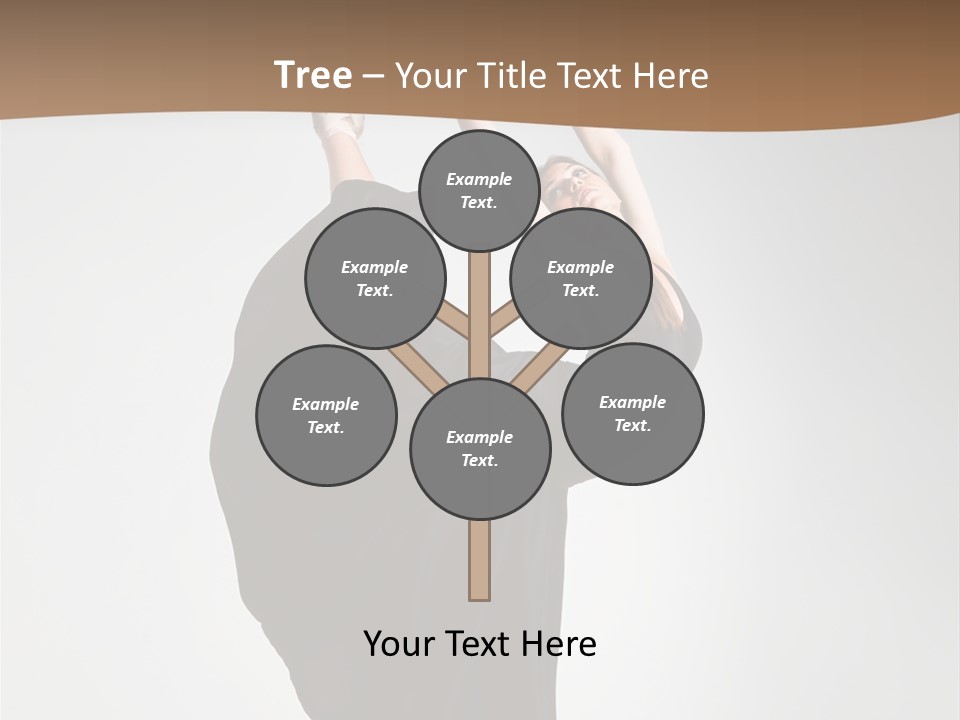 Color Woman Ballet PowerPoint Template