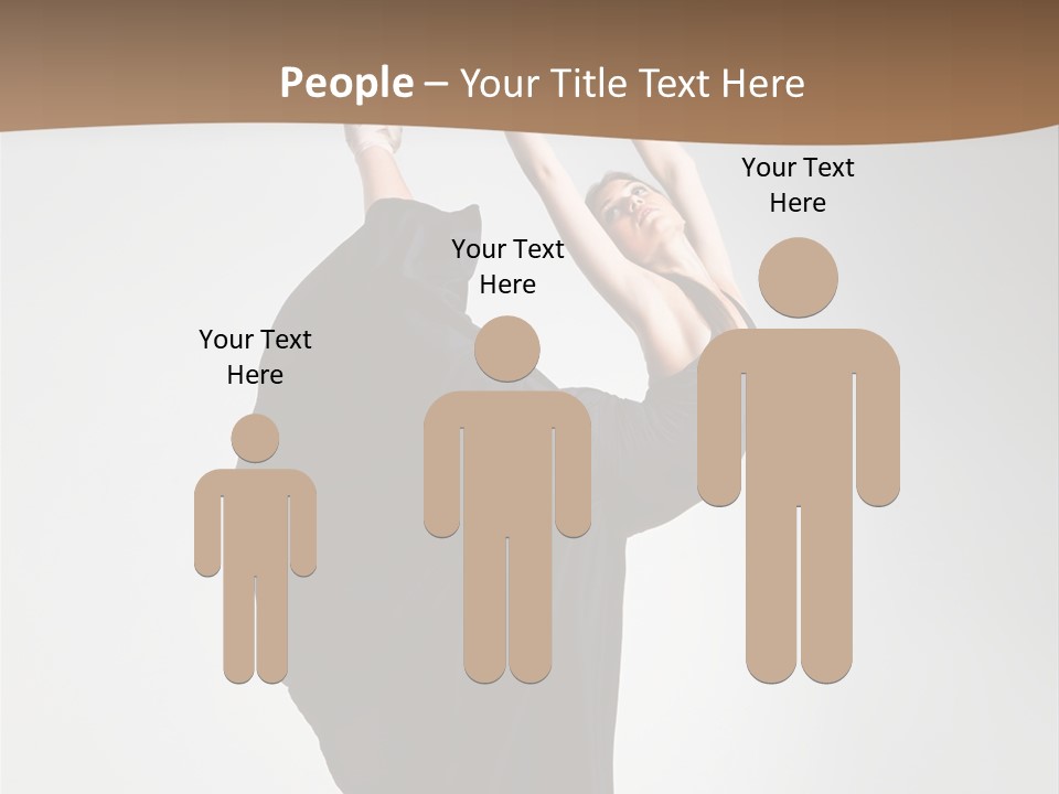 Color Woman Ballet PowerPoint Template