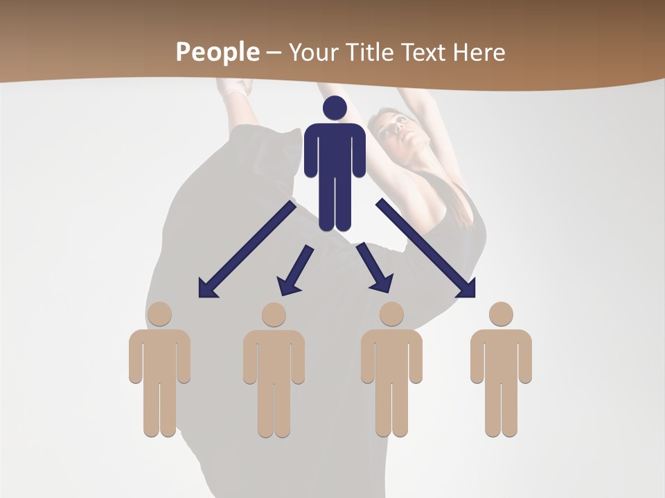 Color Woman Ballet PowerPoint Template