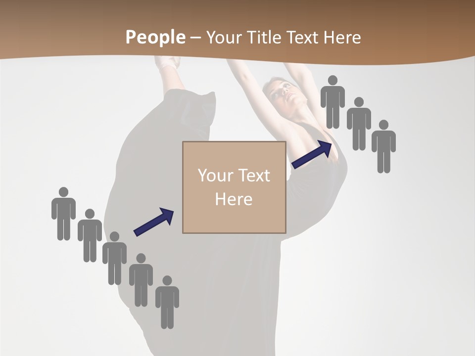 Color Woman Ballet PowerPoint Template