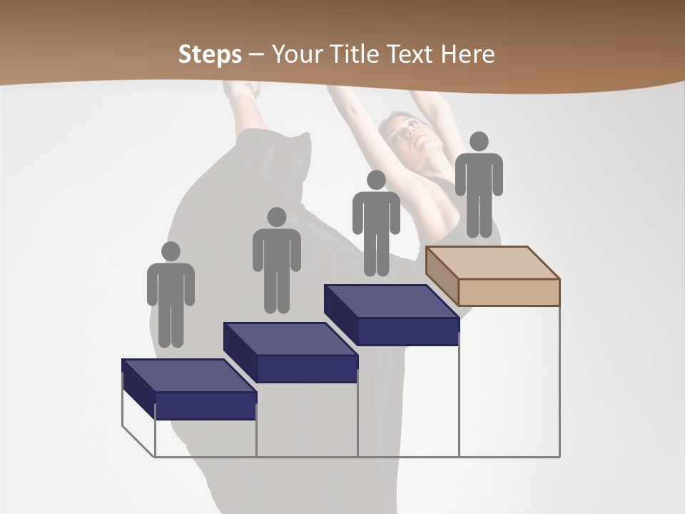 Color Woman Ballet PowerPoint Template