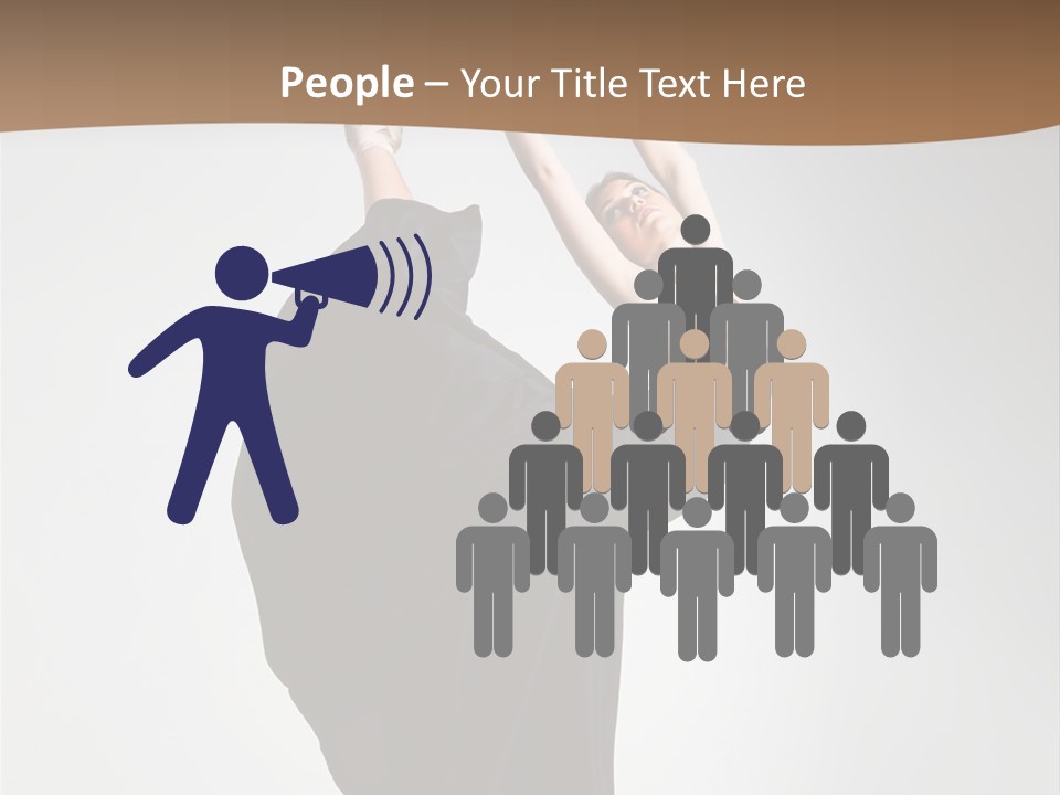 Color Woman Ballet PowerPoint Template