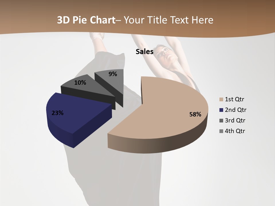 Color Woman Ballet PowerPoint Template