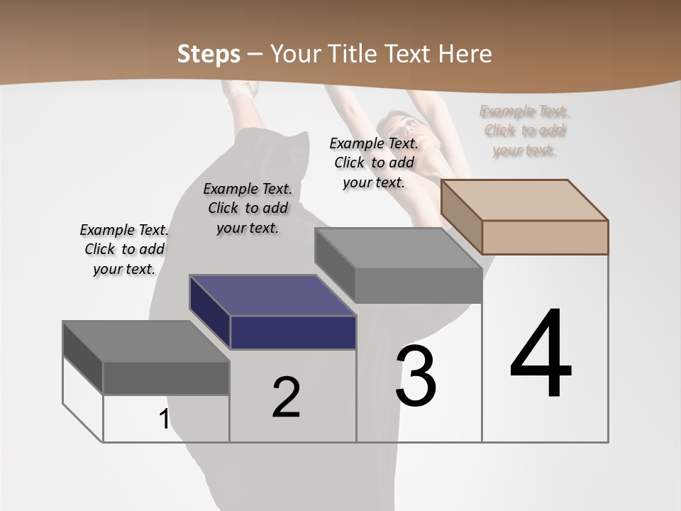 Color Woman Ballet PowerPoint Template