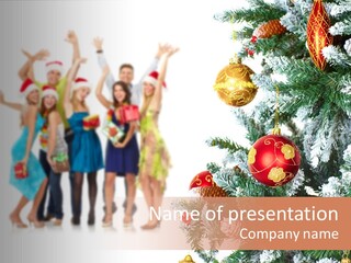 Tree Dance Smile PowerPoint Template