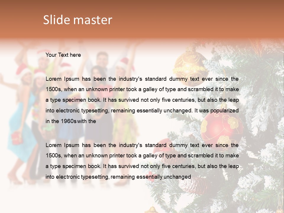 Tree Dance Smile PowerPoint Template