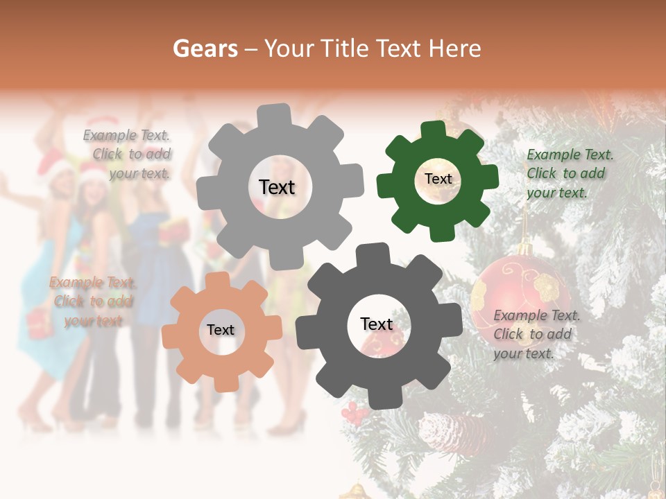 Tree Dance Smile PowerPoint Template