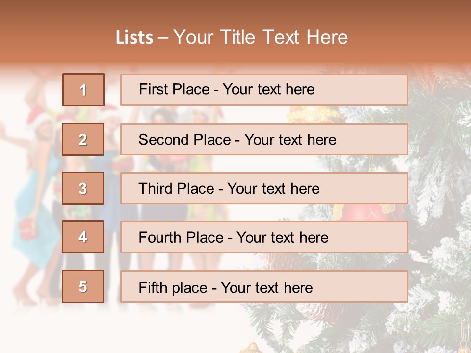 Tree Dance Smile PowerPoint Template