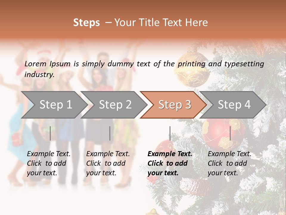 Tree Dance Smile PowerPoint Template