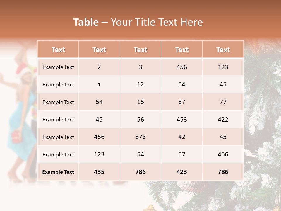 Tree Dance Smile PowerPoint Template