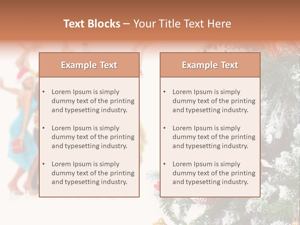 Tree Dance Smile PowerPoint Template