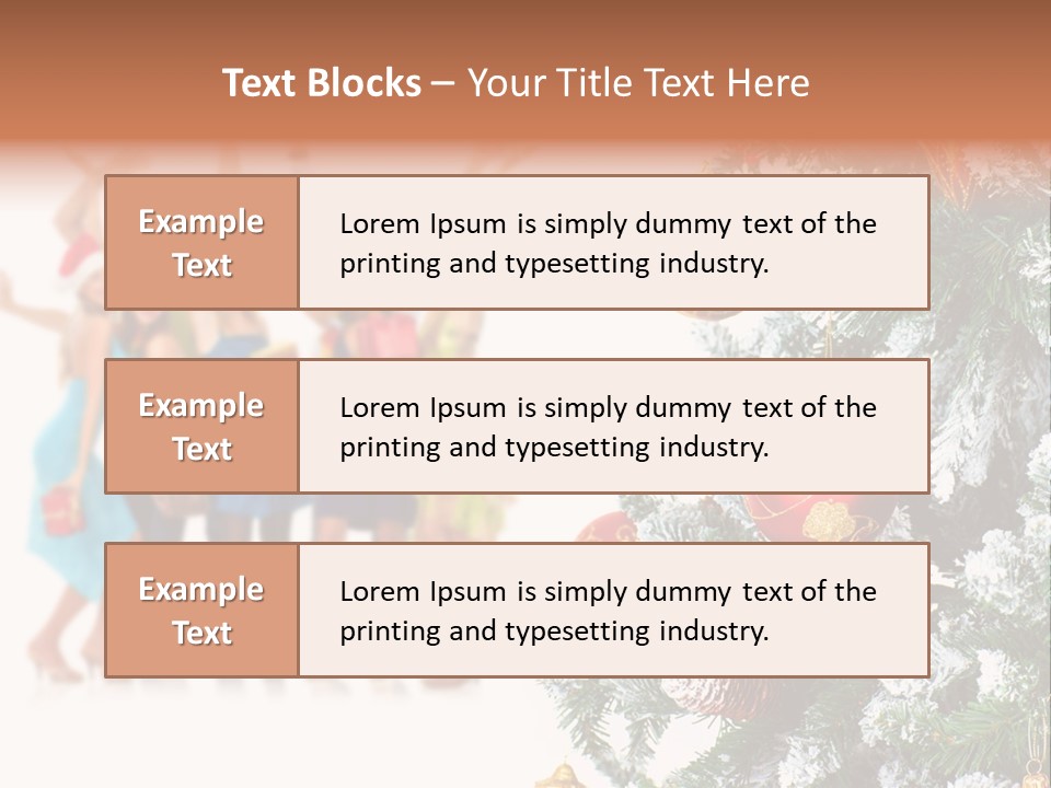 Tree Dance Smile PowerPoint Template