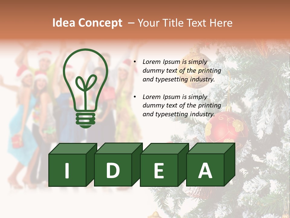 Tree Dance Smile PowerPoint Template