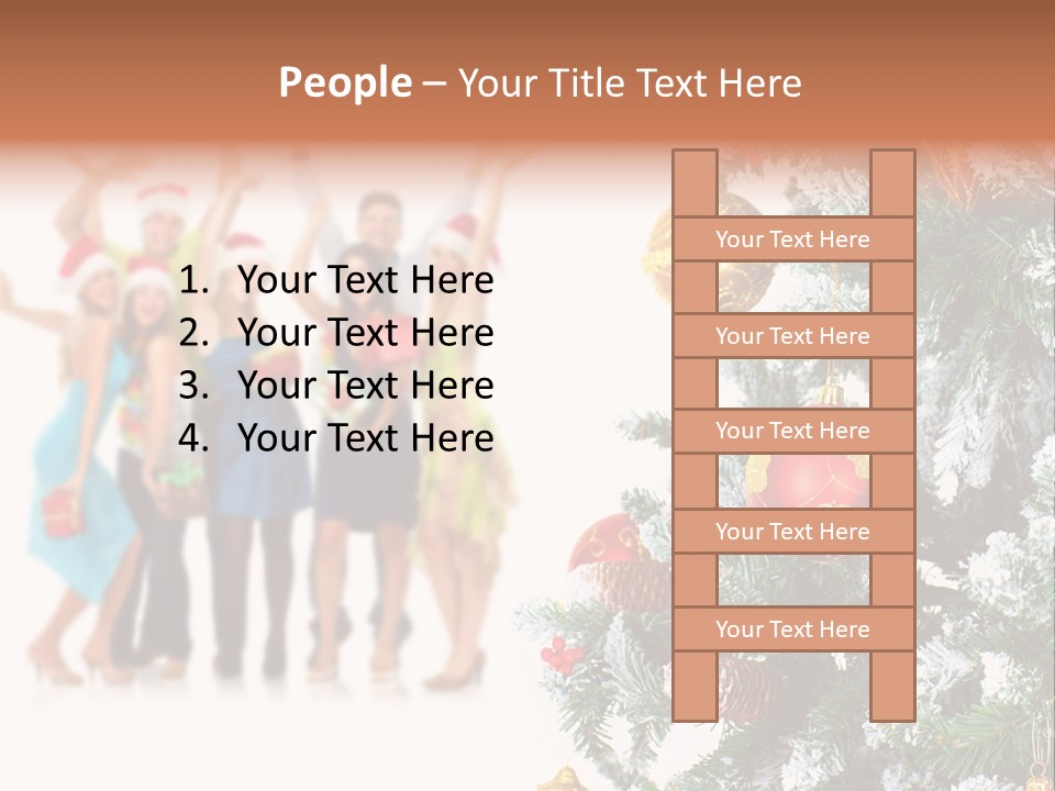 Tree Dance Smile PowerPoint Template