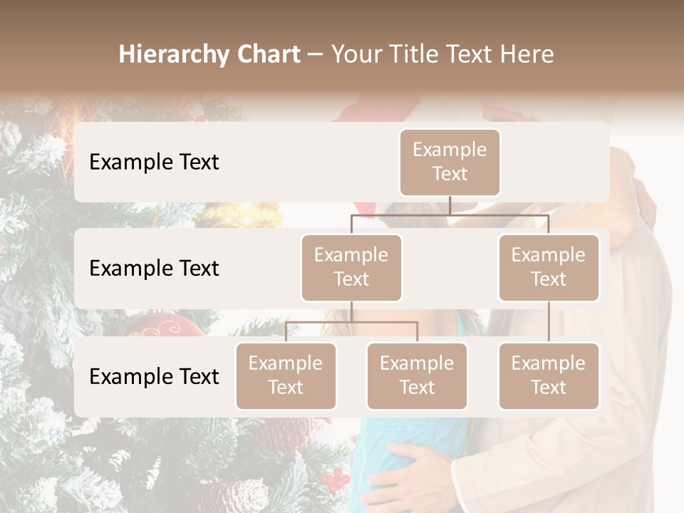 White Couple Santa PowerPoint Template