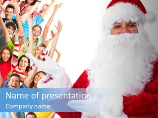 New Santa Person PowerPoint Template