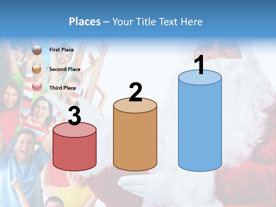 New Santa Person PowerPoint Template